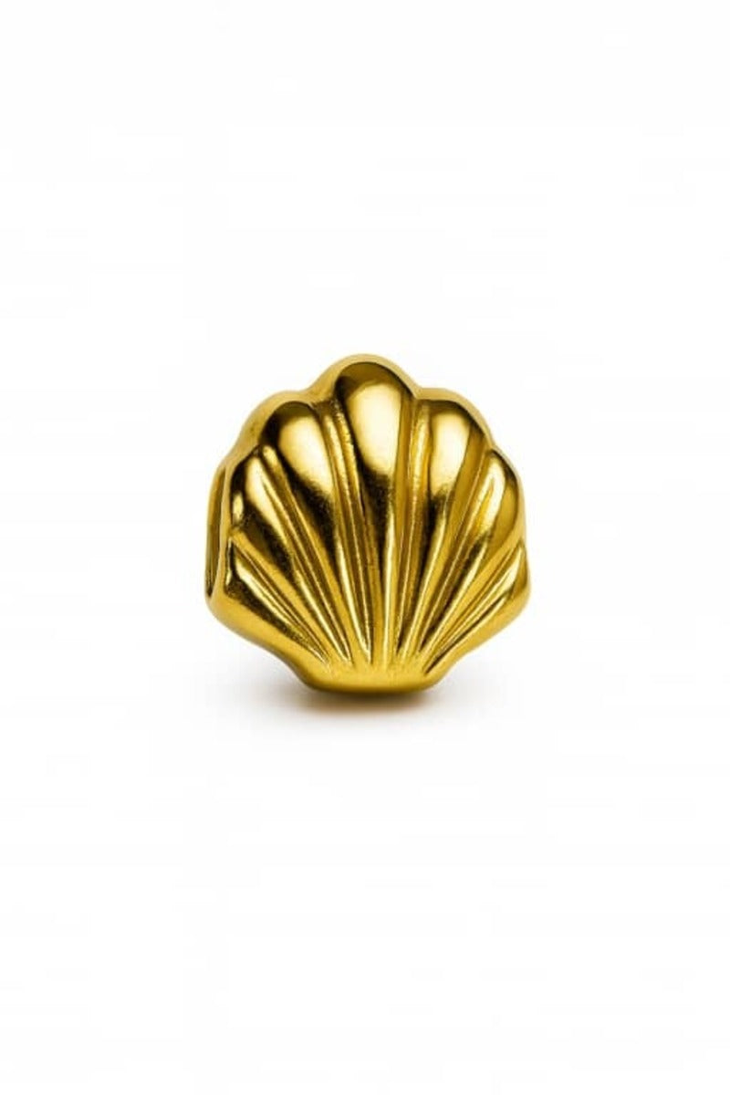 Berloque Concha Mar Separador dourado semijoia Work Semijoias