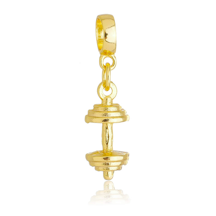Berloque Supino Academia dourado semijoia Work Semijoias