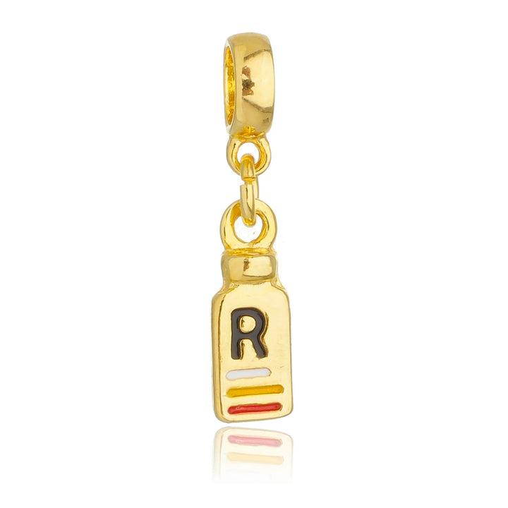 Berloque Remédio de Médica dourado semijoia Work Semijoias