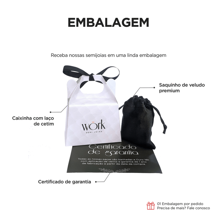 Pulseira Para Berloques Fecho Tambor Banhado a Ouro 18k