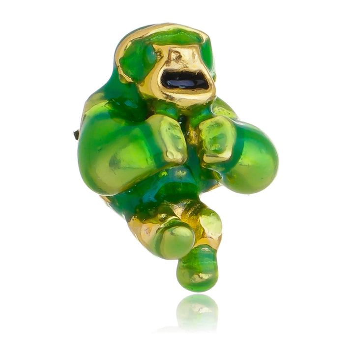 Berloque Hulk Marvel separador dourado semijoia Work Semijoias