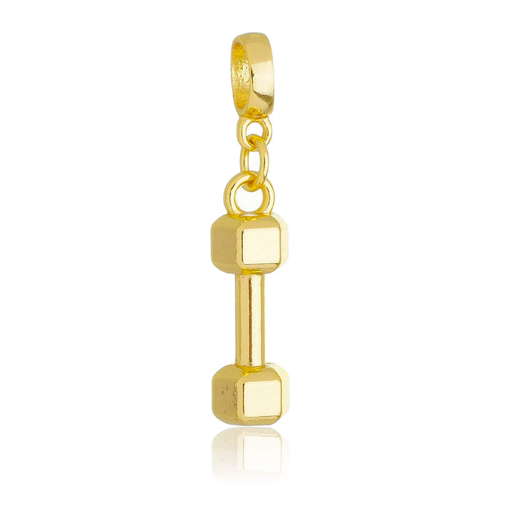 Berloque Peso Academia dourado semijoia Work Semijoias