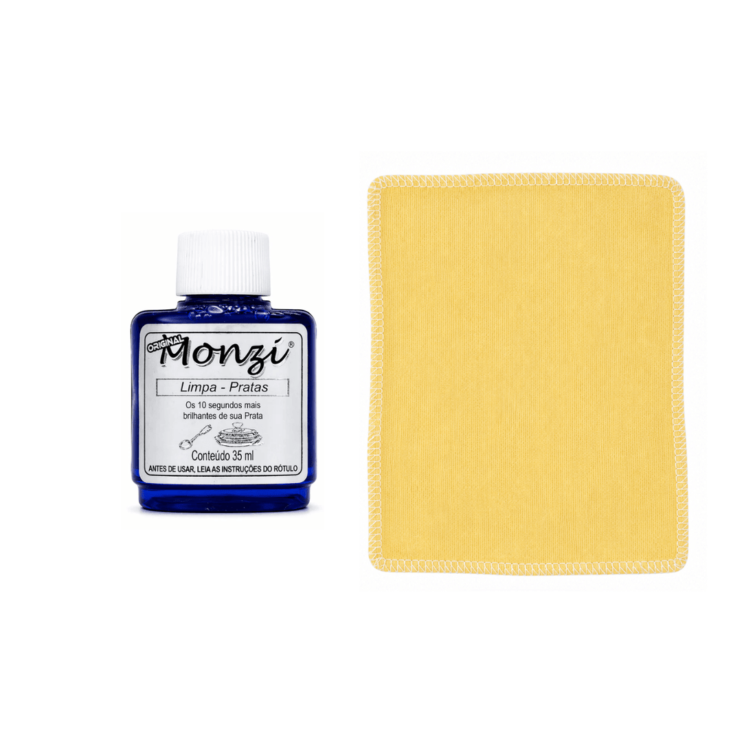 Kit Limpa Pratas e Flanela Especial para Joias Monzi | Work Semijoias