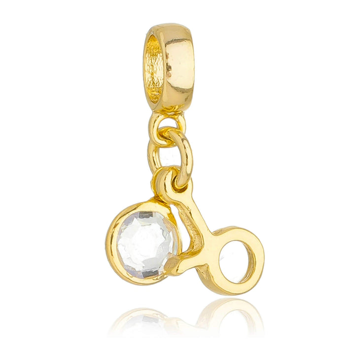 Berloque Signo Touro dourado semijoia Work Semijoias