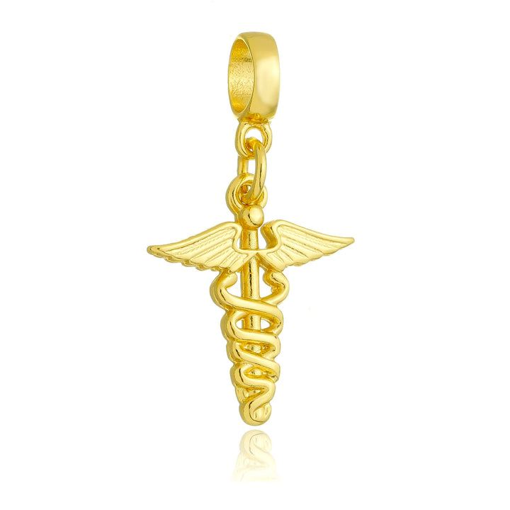 Berloque Símbolo da Contabilidade dourado semijoia Work Semijoias