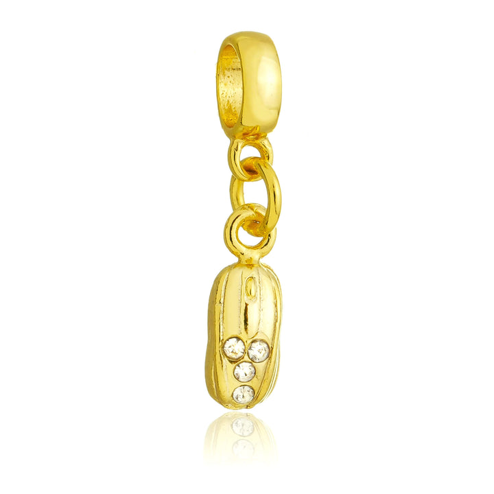 Berloque Mouse dourado semijoia Work Semijoias