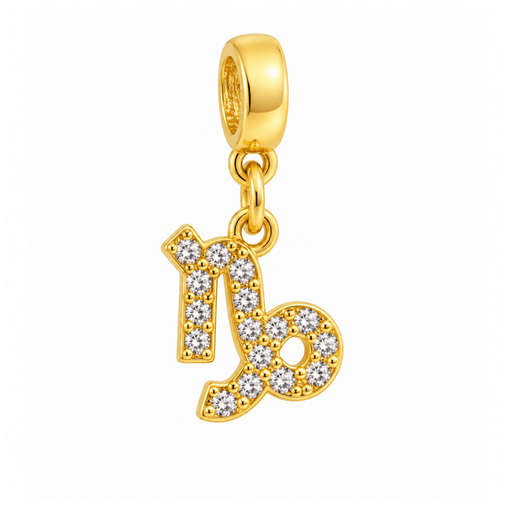 Berloques Signos Cravejados Banhado a Ouro 18k
