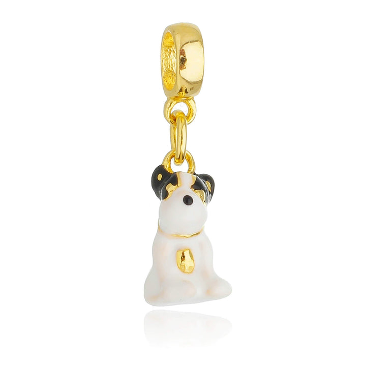 Berloque Cachorro Buldogue Francês dourado semijoia Work Semijoias
