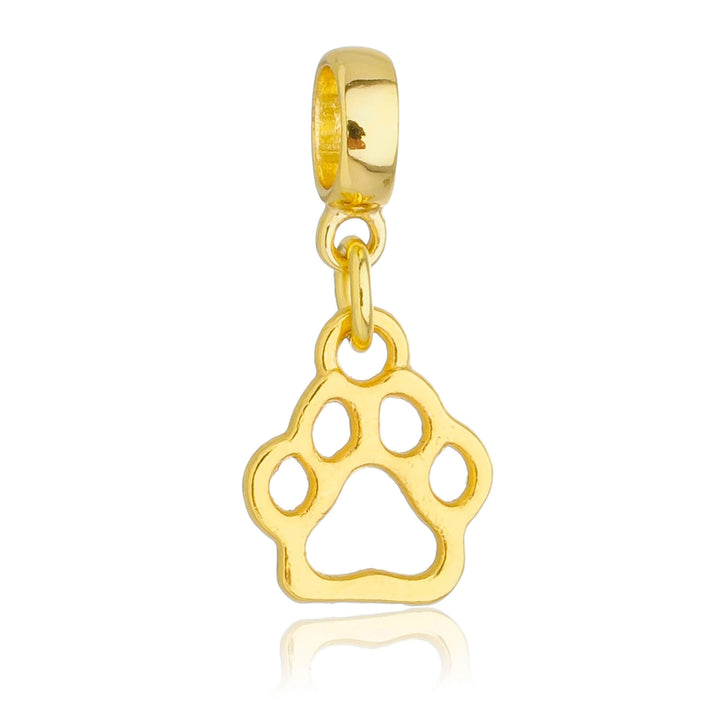 Berloque Pata Patinha de Cachorro Ouro 18k | Work Semijoias