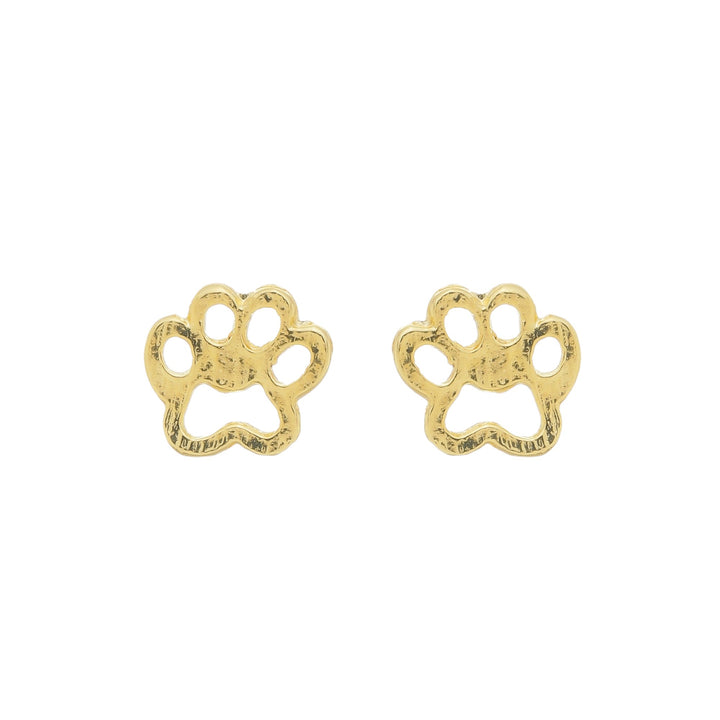 Brinco Pata dourado semijoia Work Semijoias