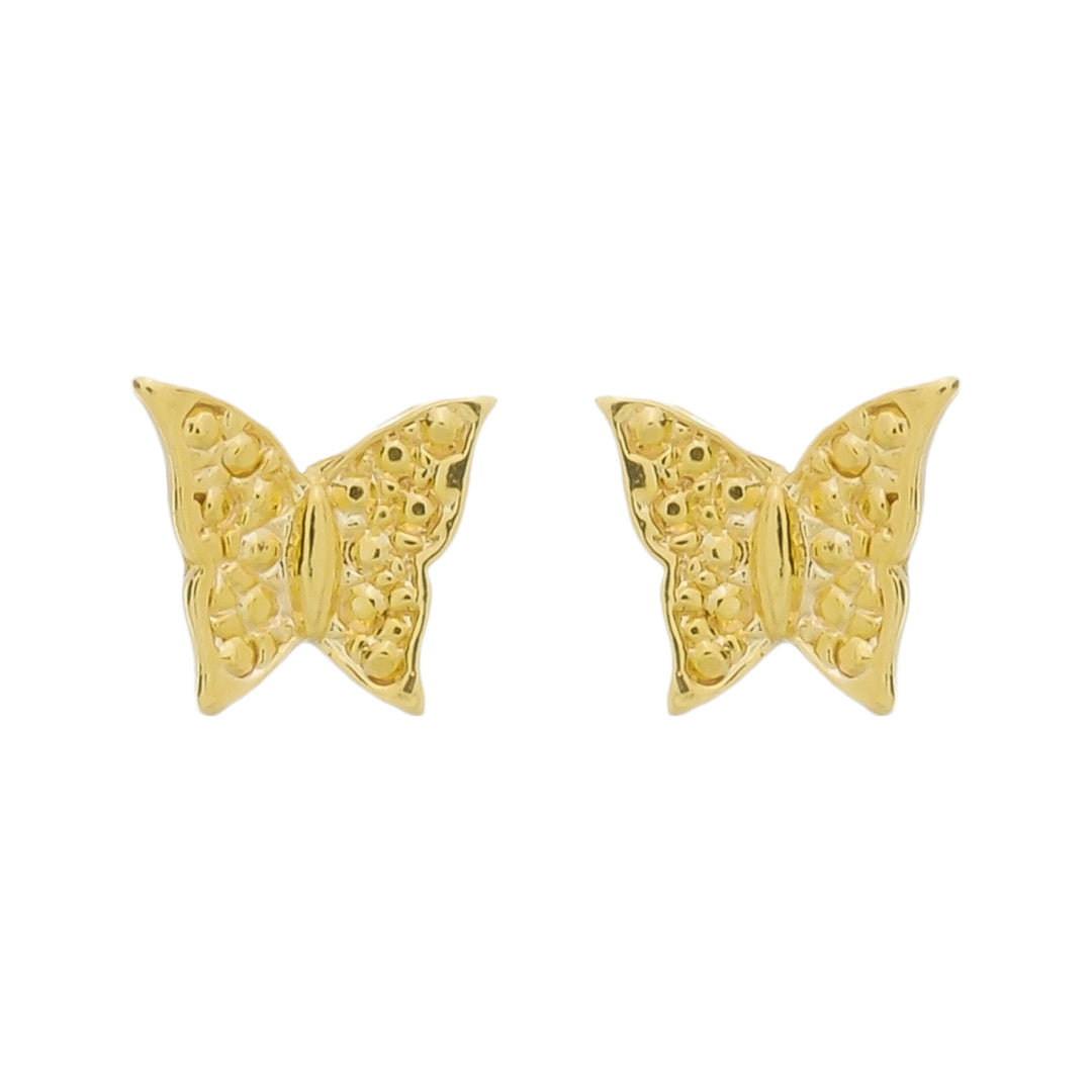 Brinco Borboleta dourado semijoia Work Semijoias