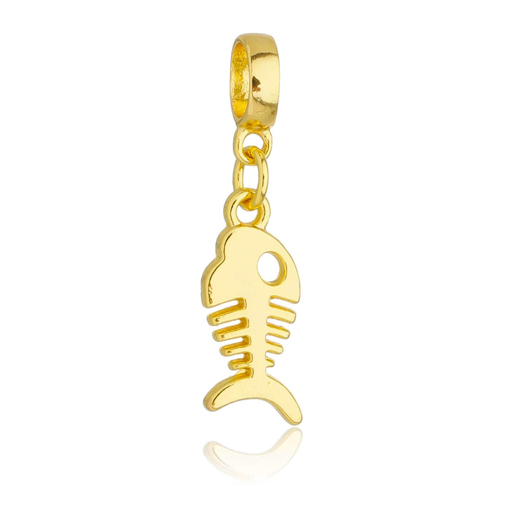 Berloque Peixe dourado semijoia Work Semijoias